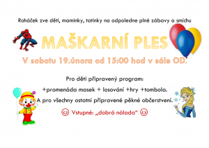 Dětský maškarní ples 1